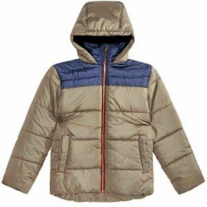 RM 1958 Big Boys Samuel Hooded Color blocked Jacket navy blue/camouflage green 8